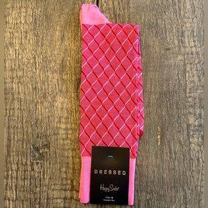 Happy Socks Dressed Socks in Pink Size 11.5-13